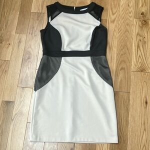 Studio One Black and Cream fitted  Dress size 14